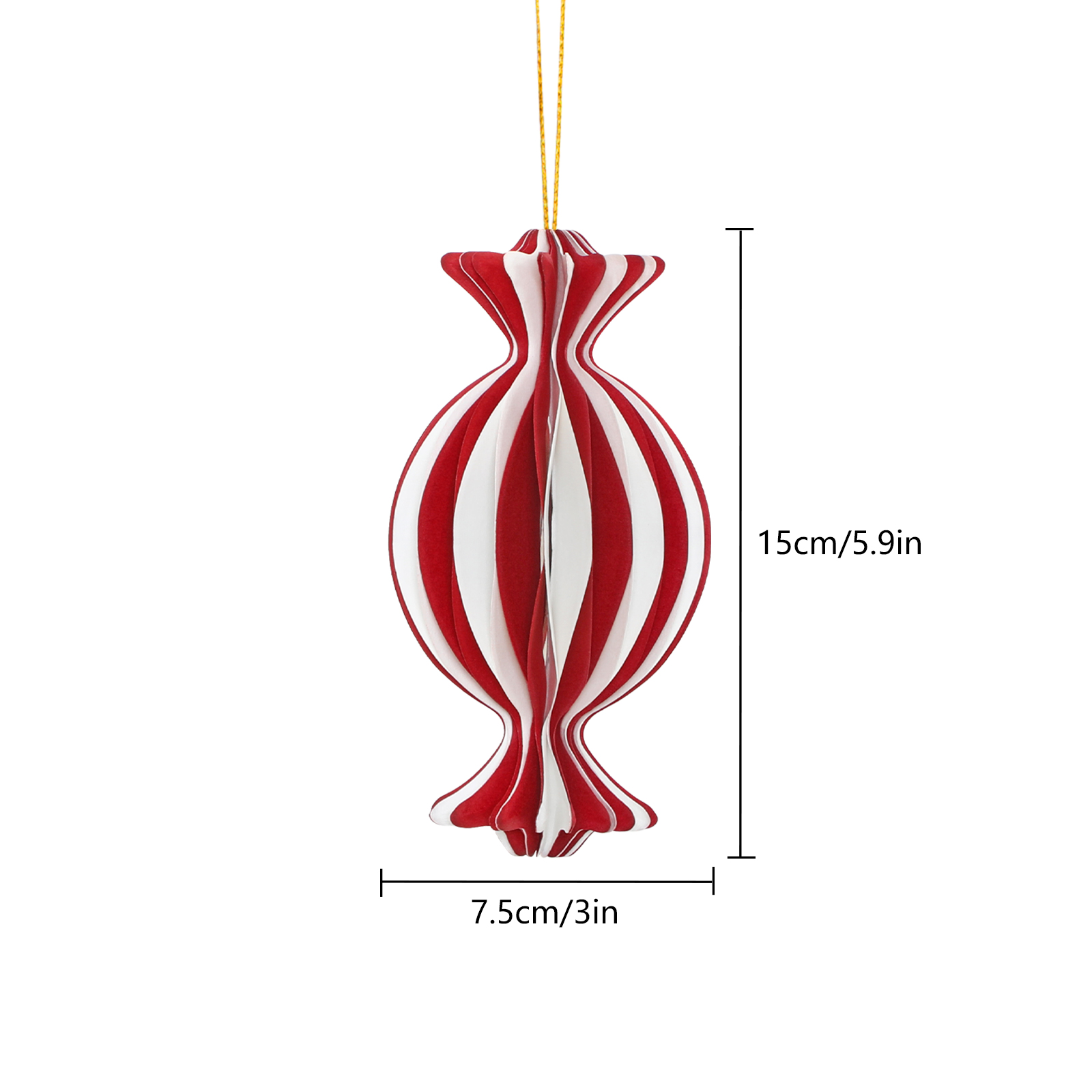 New Honeycomb paper ornaments Dark Green Tree-04.jpg